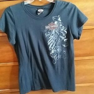 Top (black, orange, gray color)